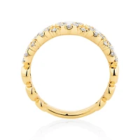 Bubble Ring with 1.00 Carat TW Diamonds in 10kt White Gold