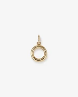13mm Polished Pendant Enhancer in 10kt Gold