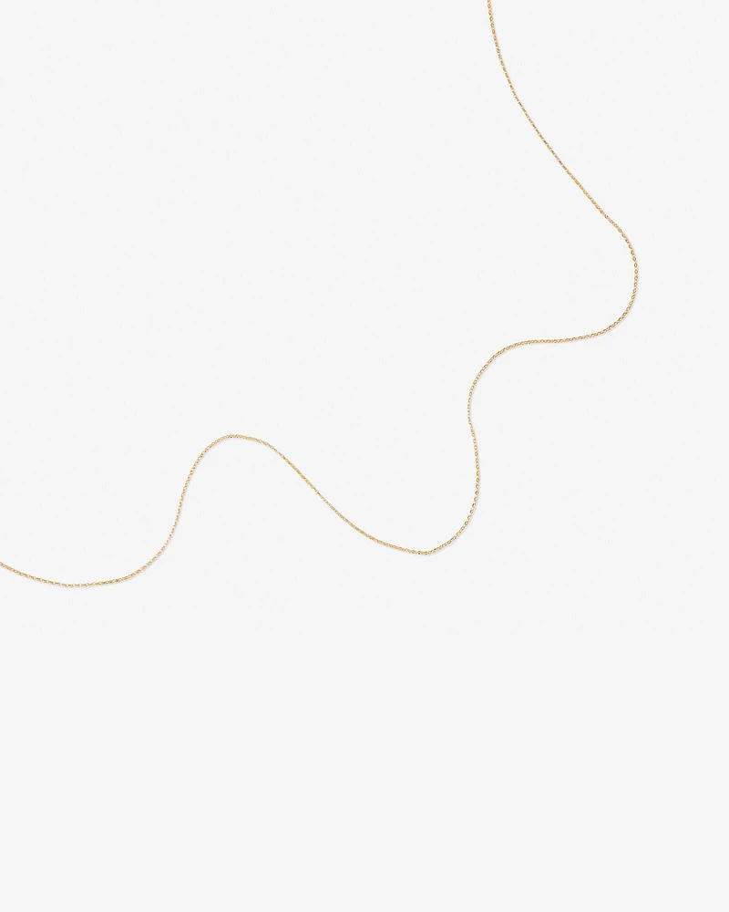 55cm (22") Solid Belcher Chain in 10kt Yellow Gold