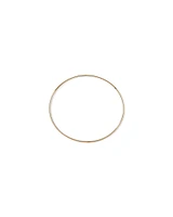 65mm (2.5") 2.3mm Width Solid Oval Bangle in 10kt Yellow Gold