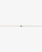 Emerald Trio Bracelet in 10kt Yellow Gold