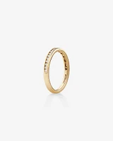 Wedding Band with Carat TW of Diamonds in 14kt Yellow Gold