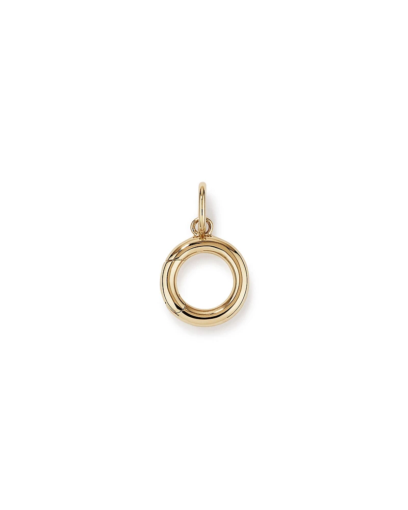 13mm Polished Pendant Enhancer in 10kt Gold
