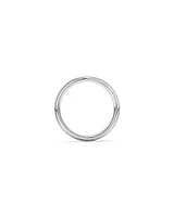 6mm Polished and Brushed Diamond Wedding Band in Tungsten