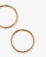 12mm Sleeper Earrings in 10kt White Gold