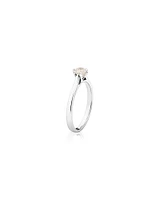 Solitaire Engagement Ring With a 1/2 Carat TW Diamond in 14kt White Gold