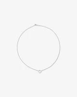 60cm (24") Fine Belcher Open Pendant Chain in Sterling Silver