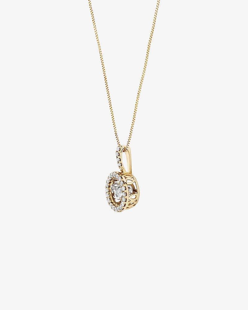 Everlight Pendant with 0.33 Carat TW of Diamonds in 10kt White Gold