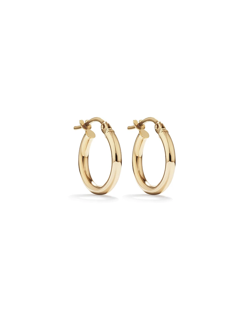 10mm Hoop Earrings in 10kt Rose Gold