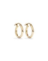 10mm Hoop Earrings in 10kt Rose Gold