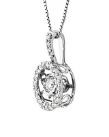 Everlight Pendant with 0.33 Carat TW of Diamonds in 10kt White Gold