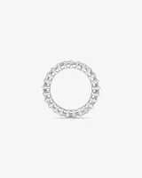 3.50 Carat TW Emerald Cut Laboratory-Grown Diamond Eternity Ring in 14kt White Gold