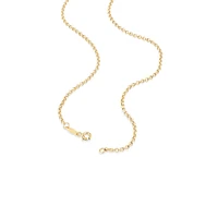 50cm (20") Hollow Belcher Chain in 10kt Rose Gold