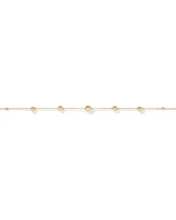 19cm (7.5") Bead Bracelet in 10kt Yellow Gold