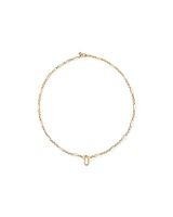 50cm (20") 7 and 1 Belcher and Paperclip Open Pendant Chain in 10kt Yellow Gold