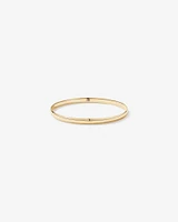 65mm (2.5") 4.7mm Width Solid Round Bangle in 10kt Yellow Gold