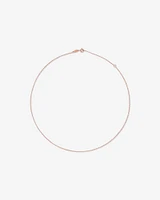 45cm (18") 1mm-1.5mm Width Solid Belcher Chain in 10kt Yellow Gold