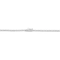 Collier de tennis de 6,00 carats au total, serti dans de l'or blanc 18 carats