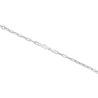 45cm (18”) 3.5mm Hollow Paperclip Chain in 10kt Yellow Gold