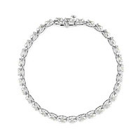 6.00 Carat TW Diamond Tennis Bracelet in 14kt White Gold