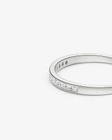 Evermore Wedding Band with 0.25 Carat TW of Diamonds in 14kt White Gold