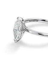 Solitaire Engagement Ring with 1.25 Carat TW of Laboratory-Grown Diamond in 14kt White Gold
