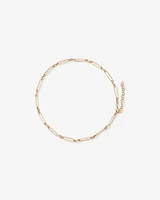 5.00mm Wide Paperclip 3 and 1 Chain in 10kt Yellow Gold
