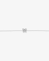 Cubic Zirconia Butterfly Bracelet in Sterling Silver