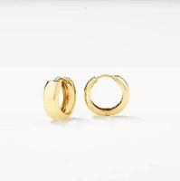 10mm Huggie Earrings in 10kt Yellow Gold