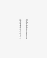Drop Earrings with 1.00 Carat TW of Diamonds in 18kt White Gold