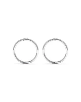 12mm Sleeper Earrings in Sterling Silver