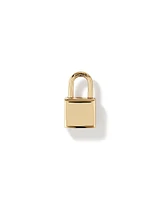 Signature Lock Pendant in 10kt Yellow Gold