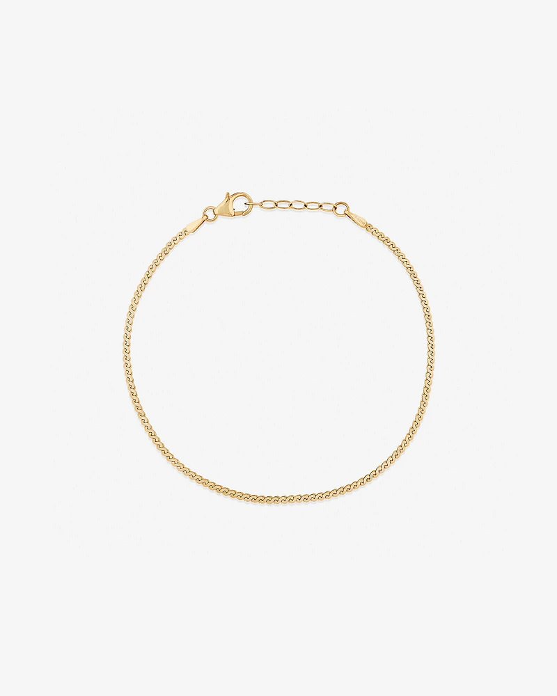 19cm (7.5") Serpentine Bracelet in 10kt Yellow Gold