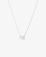 45cm (18") Triple Pendant Necklace in Sterling Silver