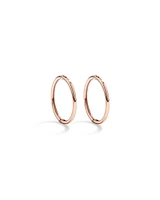 12mm Sleepers in 10kt Rose Gold