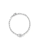 Signature Lock Bracelet in Sterling Silver