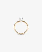 0.50 Carat TW Round Brilliant Diamond Solitaire Engagement Ring in 14kt Yellow and White Gold