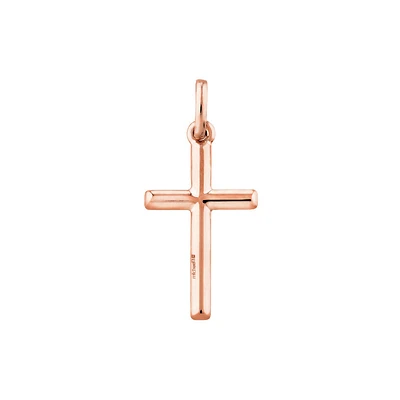 Cross Pendant in 10kt White Gold