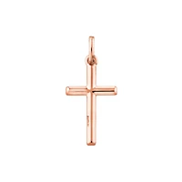Cross Pendant in 10kt White Gold