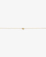 19cm Heart Slider Bracelet in 10kt Yellow Gold