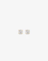 0.15 Carat TW Diamond Mini Solitaire Stud Earrings in 10kt White Gold