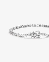 2.00 Carat TW Laboratory-Grown Diamond Tennis Bracelet in Sterling Silver