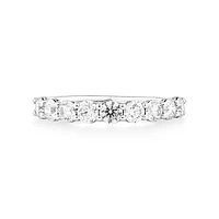 Ring with Carat TW Laboratory Grown Diamonds in 14kt White Gold