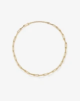 Ball and Oval Link Chain in 10kt Yellow Gold