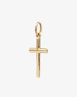 Cross Pendant in 10kt White Gold