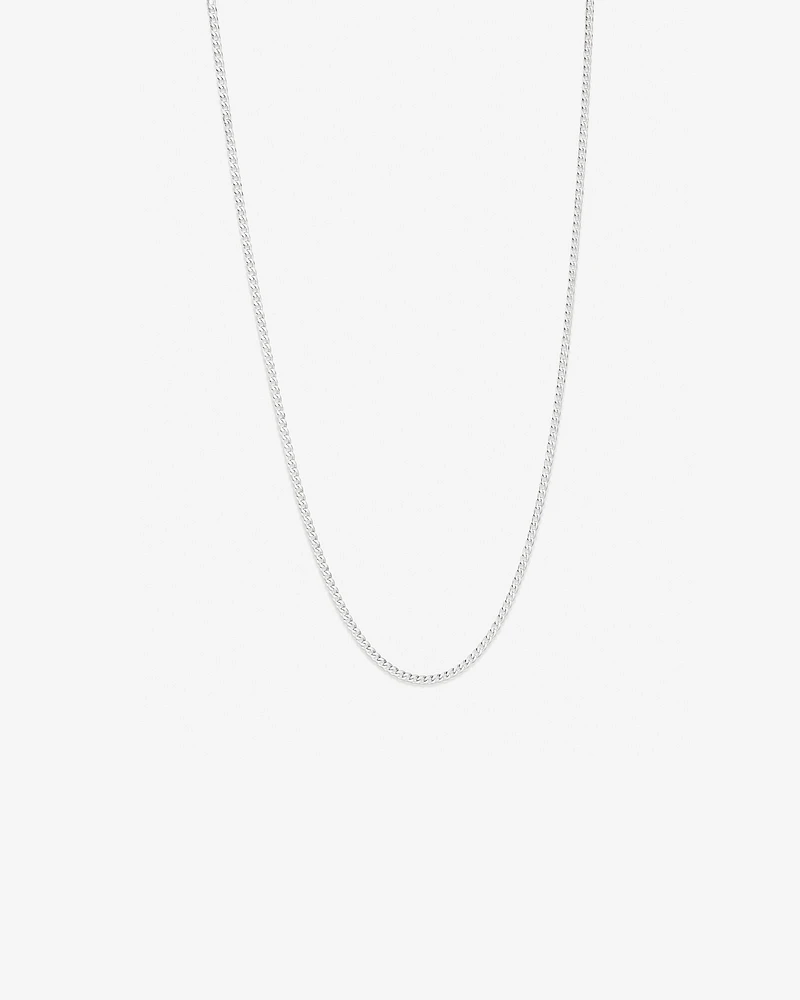 55cm (22") 3mm-3.5mm Width Curb Chain in 10kt Yellow Gold