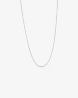 55cm (22") 3mm-3.5mm Width Curb Chain in 10kt Yellow Gold
