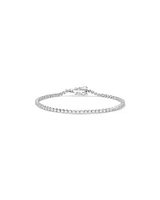 1.00 Carat TW Laboratory-Grown Diamond Tennis Bracelet in Sterling Silver