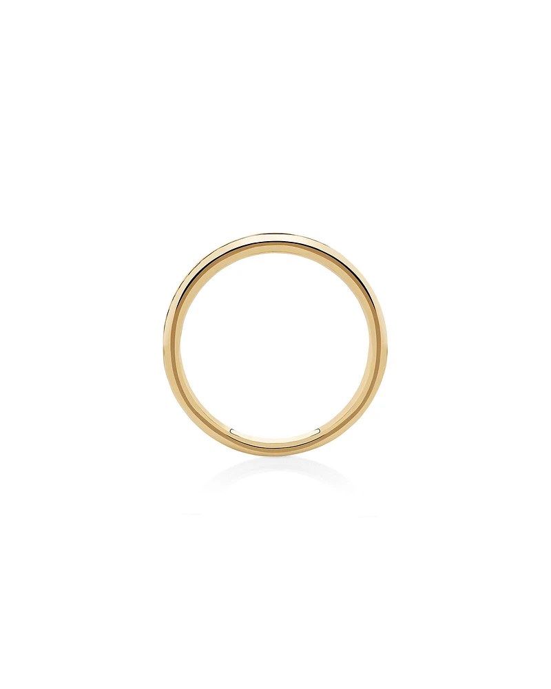 Wedding Band with Carat TW of Diamonds in 14kt Yellow Gold