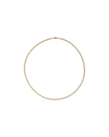 55cm (22") 3.9mm Width Semi Solid Curb Chain in 10kt Yellow Gold